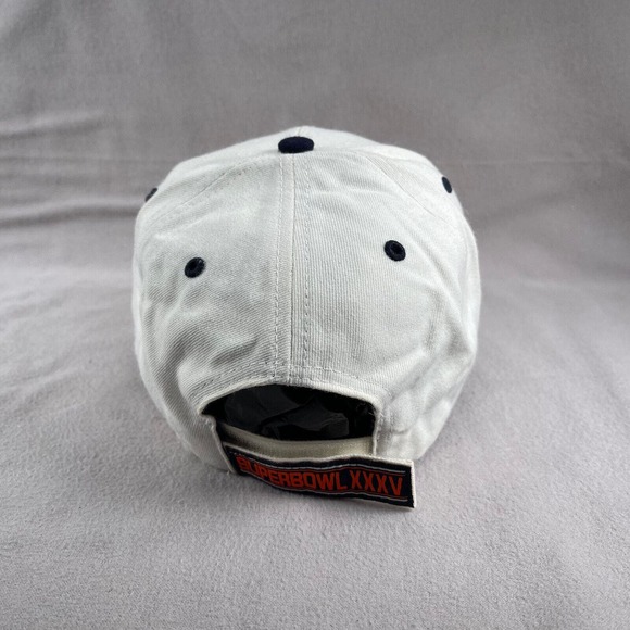Super Bowl XXXV Hat Mens OS White Wool Baltimore Ravens NY Giants‎ Y2k - Picture 3 of 12